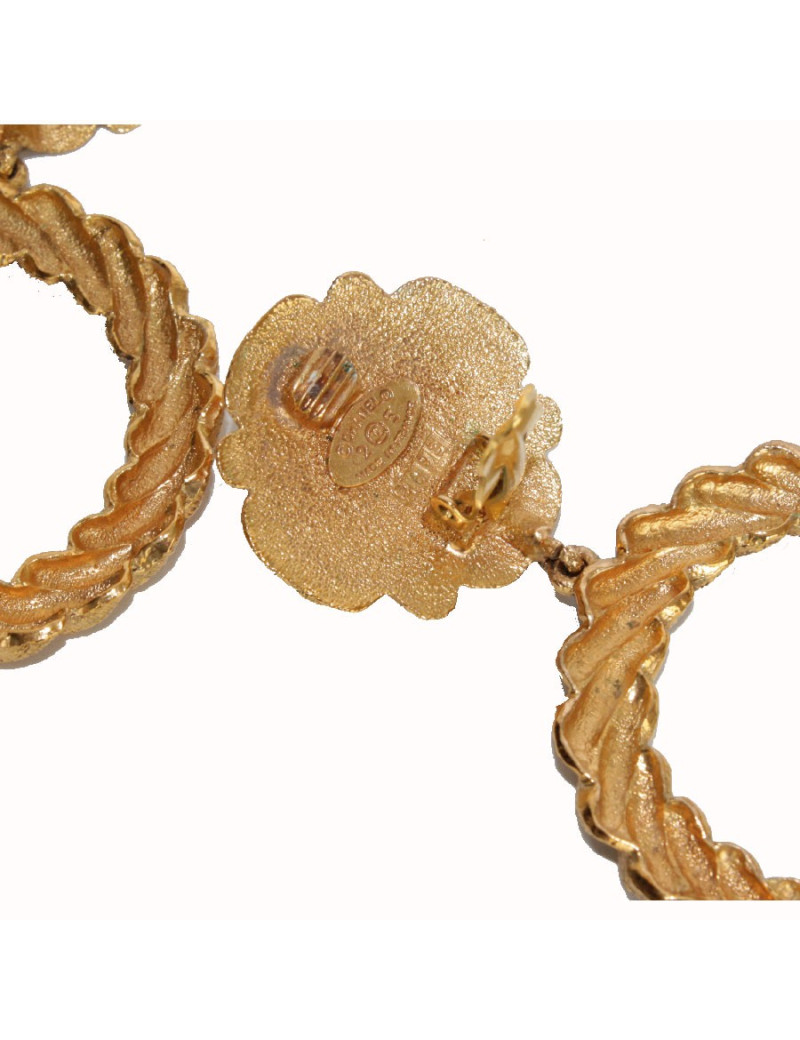Boucles d'oreille clips CHANEL Vintage