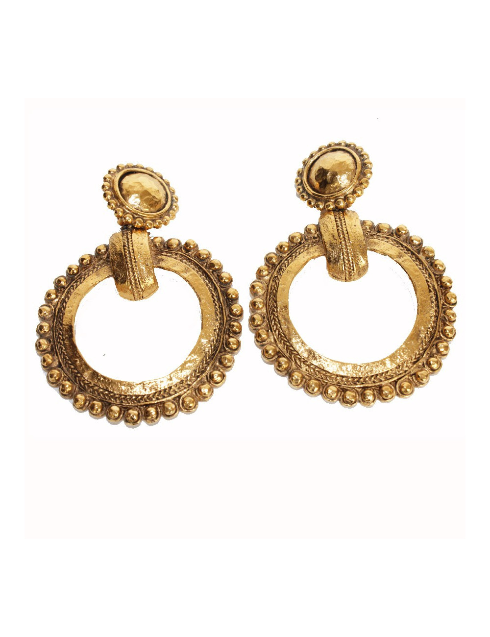 Boucles d'oreille clips CHANEL Vintage
