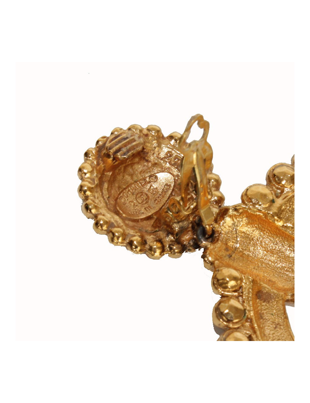 Boucles d'oreille clips CHANEL Vintage