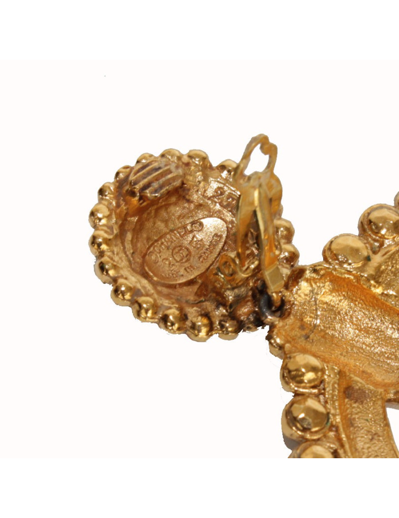 Boucles d'oreille clips CHANEL Vintage