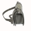 CHANEL 'Boy' Flap bag in khaki green lamb leather and stingray leather