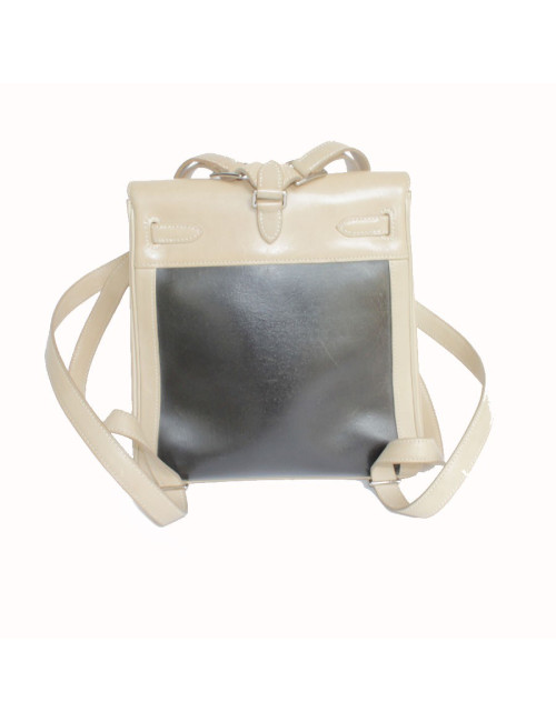 Backpack backpack Kelly HERMES leather and amazonia