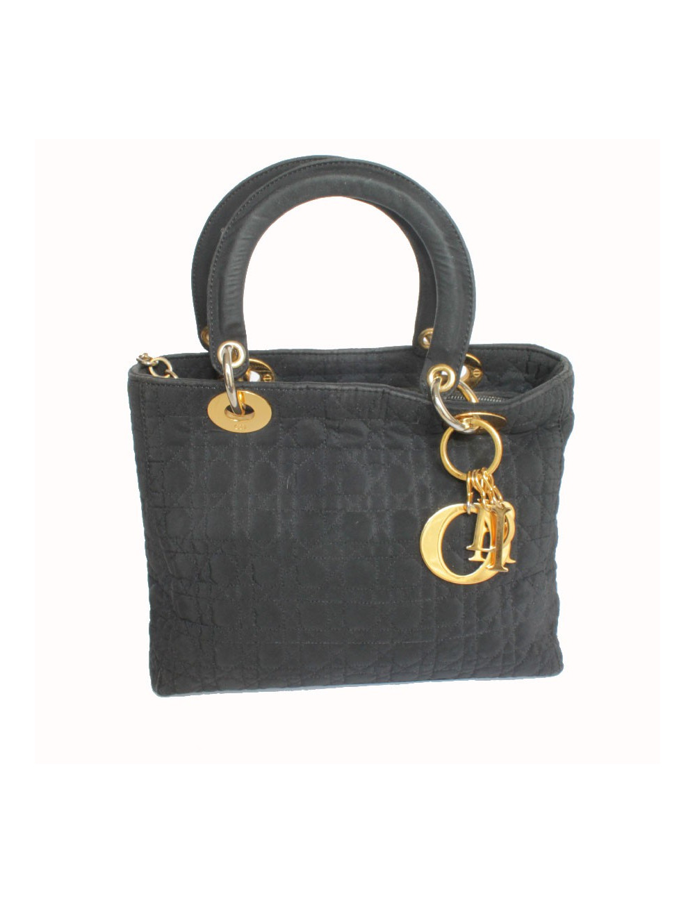 Sac DIOR Lady D toile noire