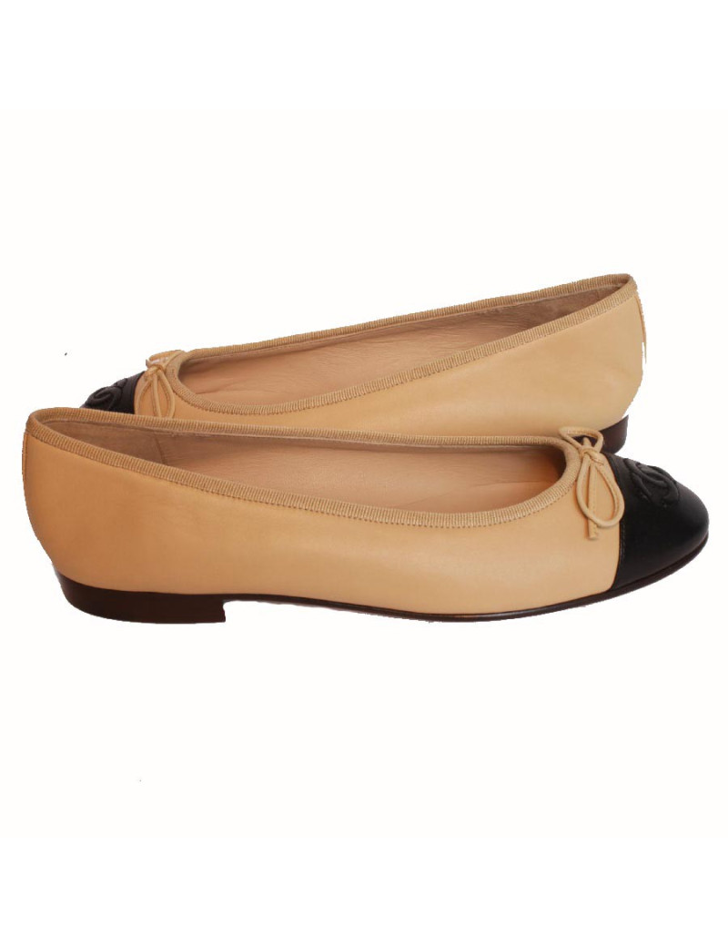 Two-tone T 36.5 CHANEL Ballet flats