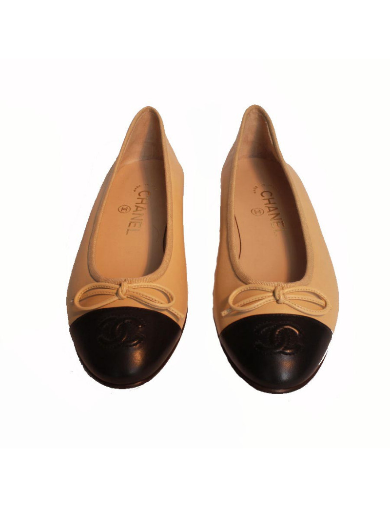 Two-tone T 36.5 CHANEL Ballet flats