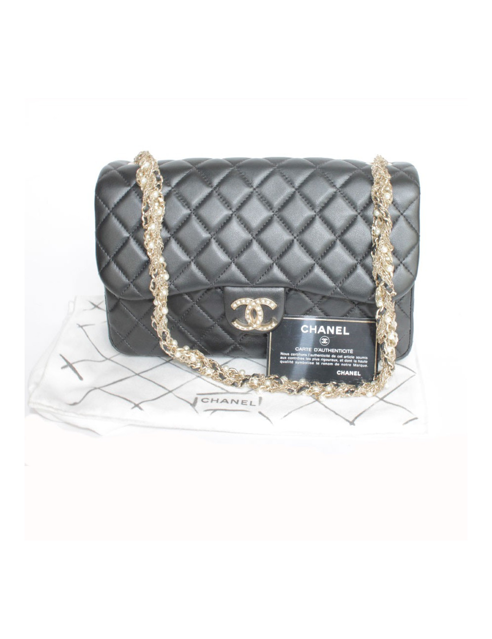 Sac timeless CHANEL noir