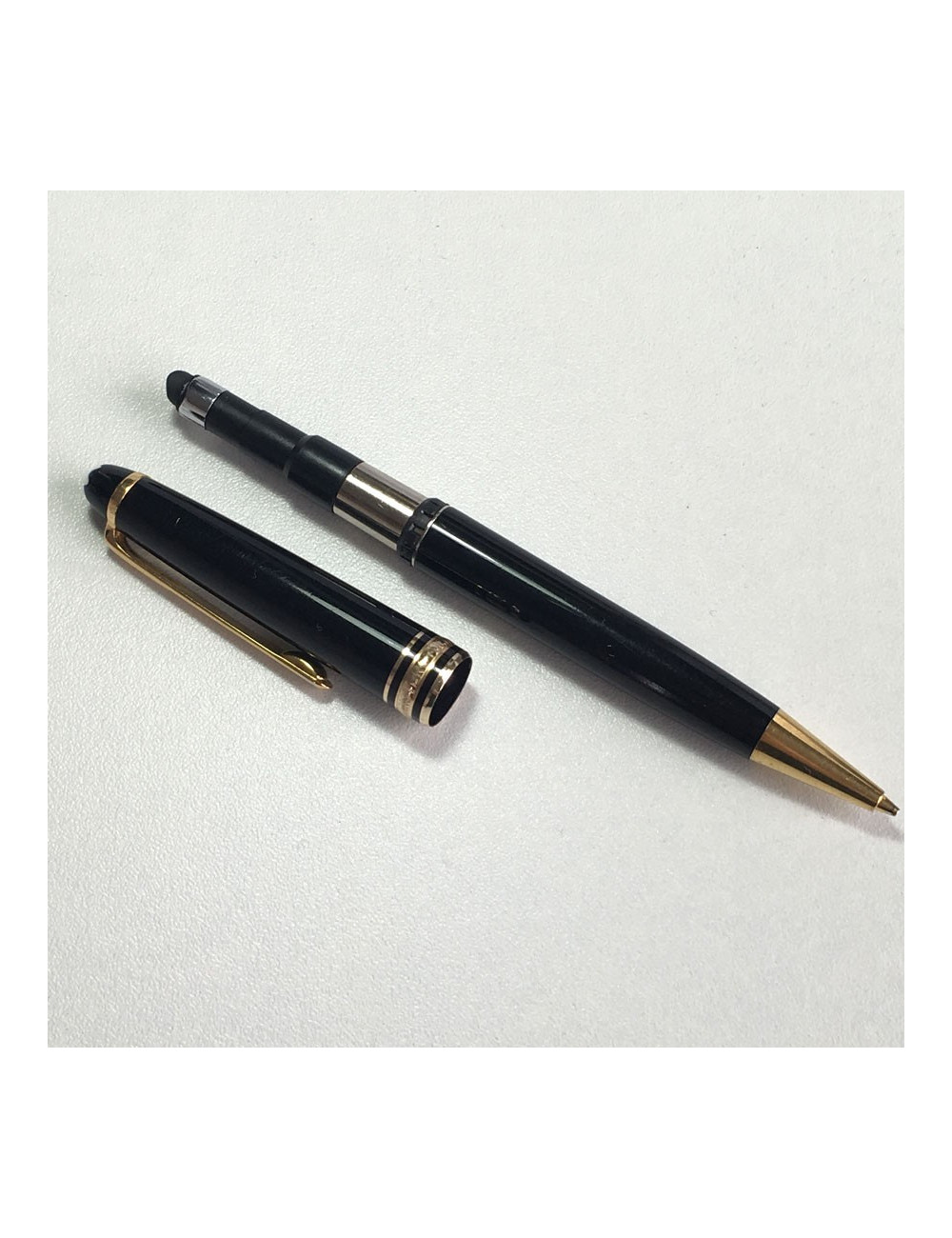 Porte-mine MONTBLANC Meisterstück noir et or