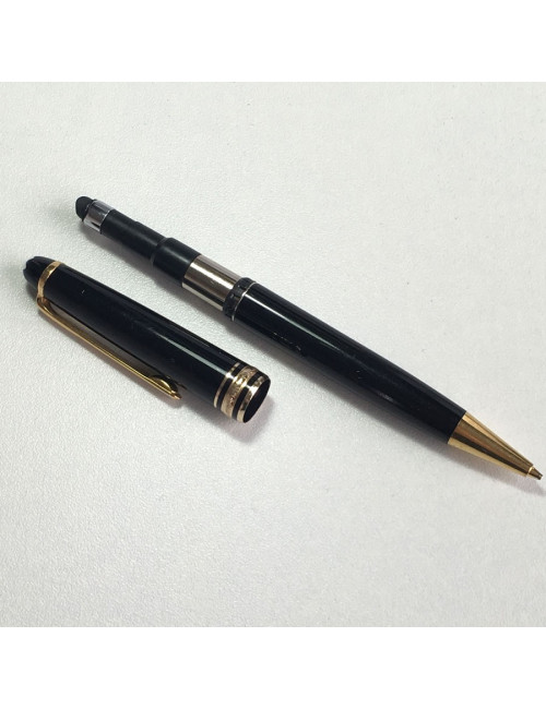 Porte-mine MONTBLANC Meisterstück noir et or