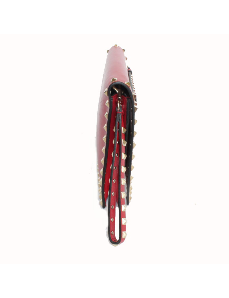 Pochette  rockstud VALENTINO GARAVANI rouge