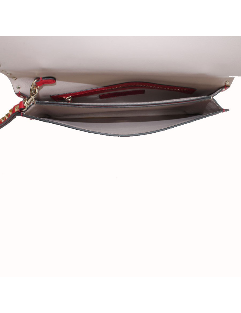 Pochette  rockstud VALENTINO GARAVANI rouge