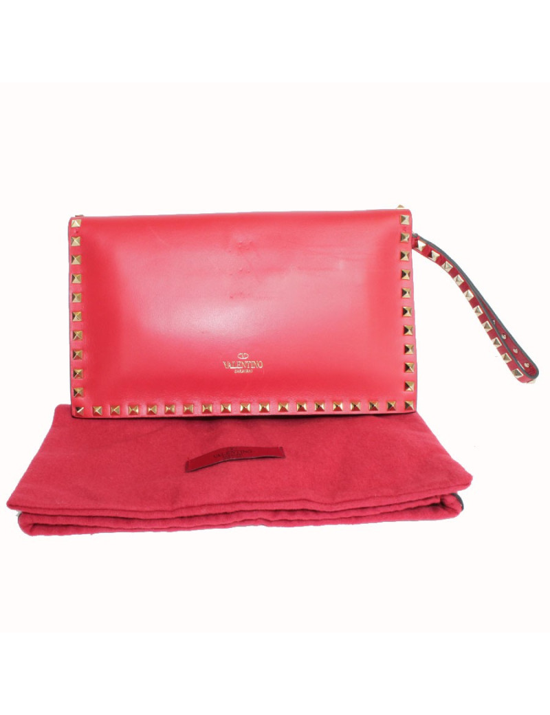 Red VALENTINO GARAVANI rockstud cover