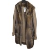 CHLOE T 38 tawny fur coat
