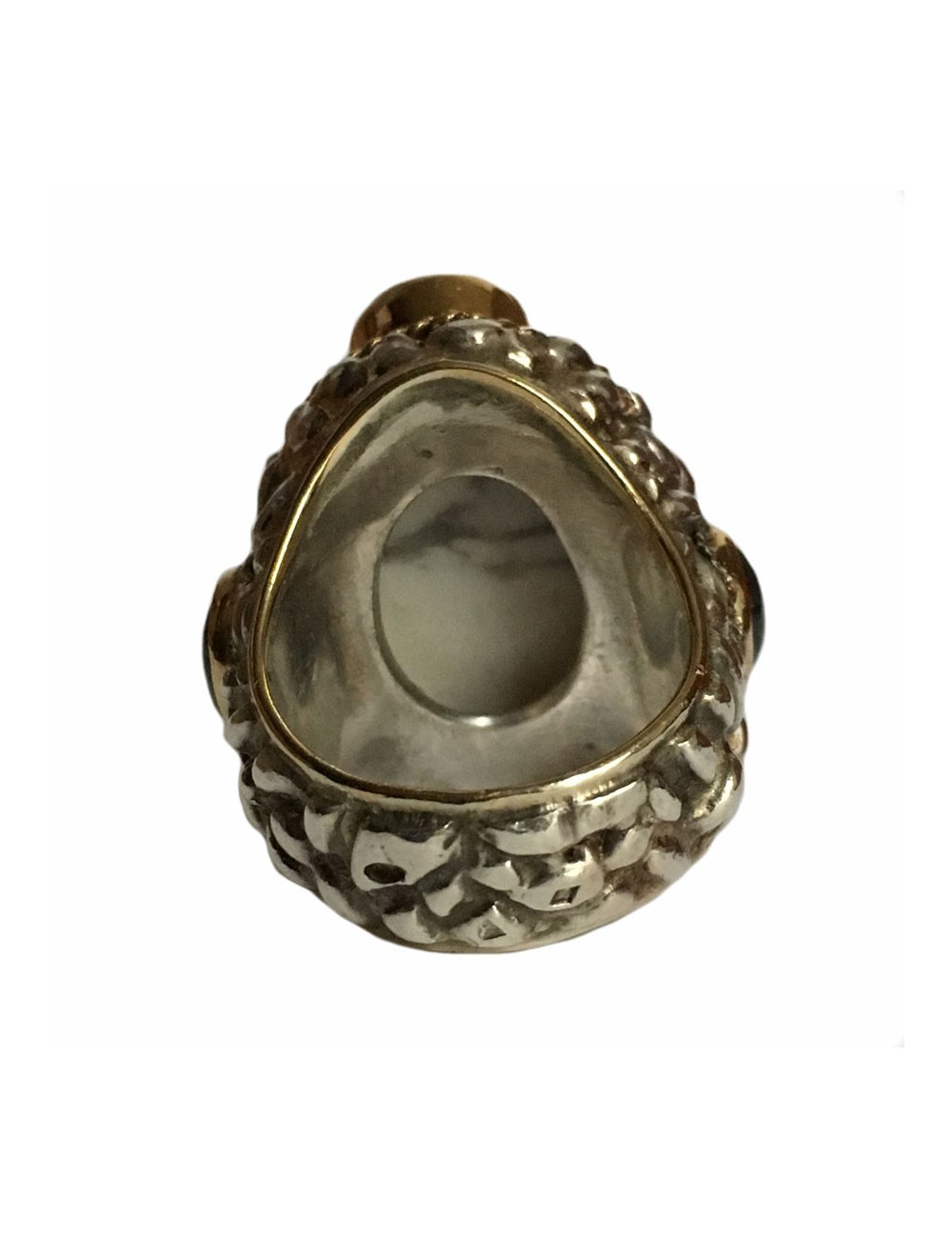 Ring CAROLE mussels for PIETRA DURA