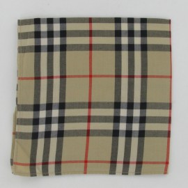 Square BURBERRY tartan pattern
