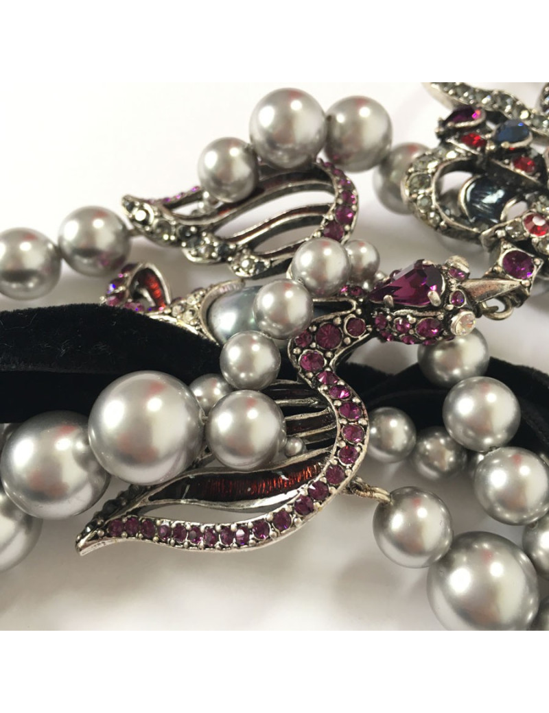 LANVIN choker necklace with charms 