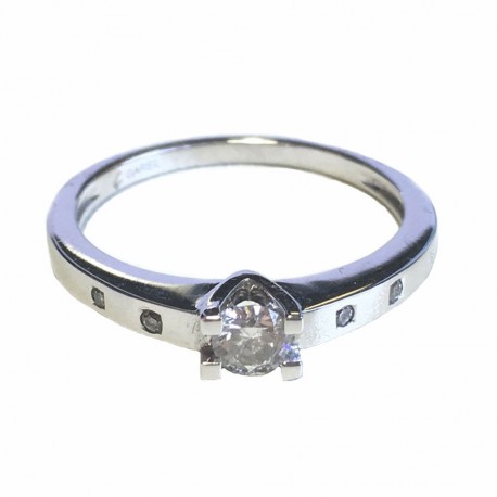 TARA model GAREL ring white gold and diamonds T54