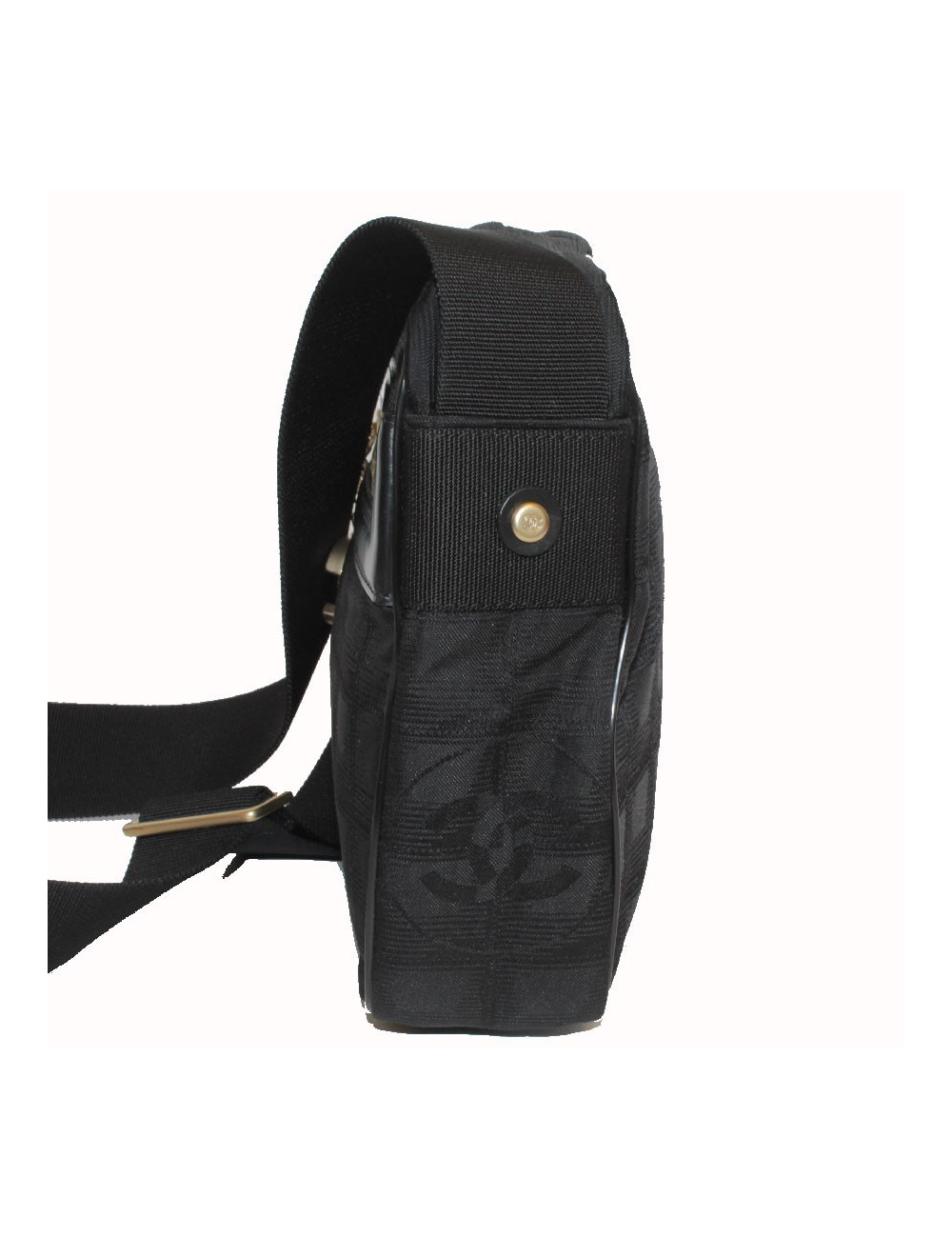 Sacoche CHANEL toile noire 