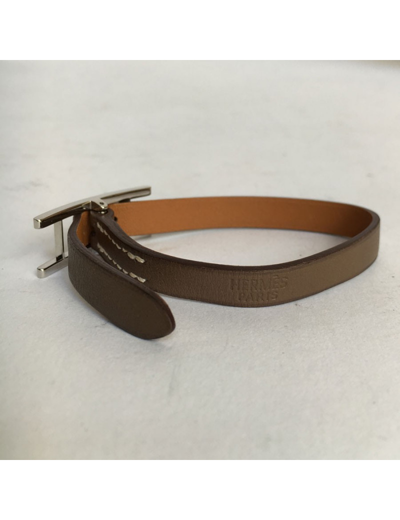 Bracelet 'Be happy' HERMES leather entry