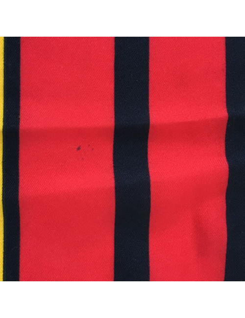 Foulard BALENCIAGA en soie rouge, noire et jaune