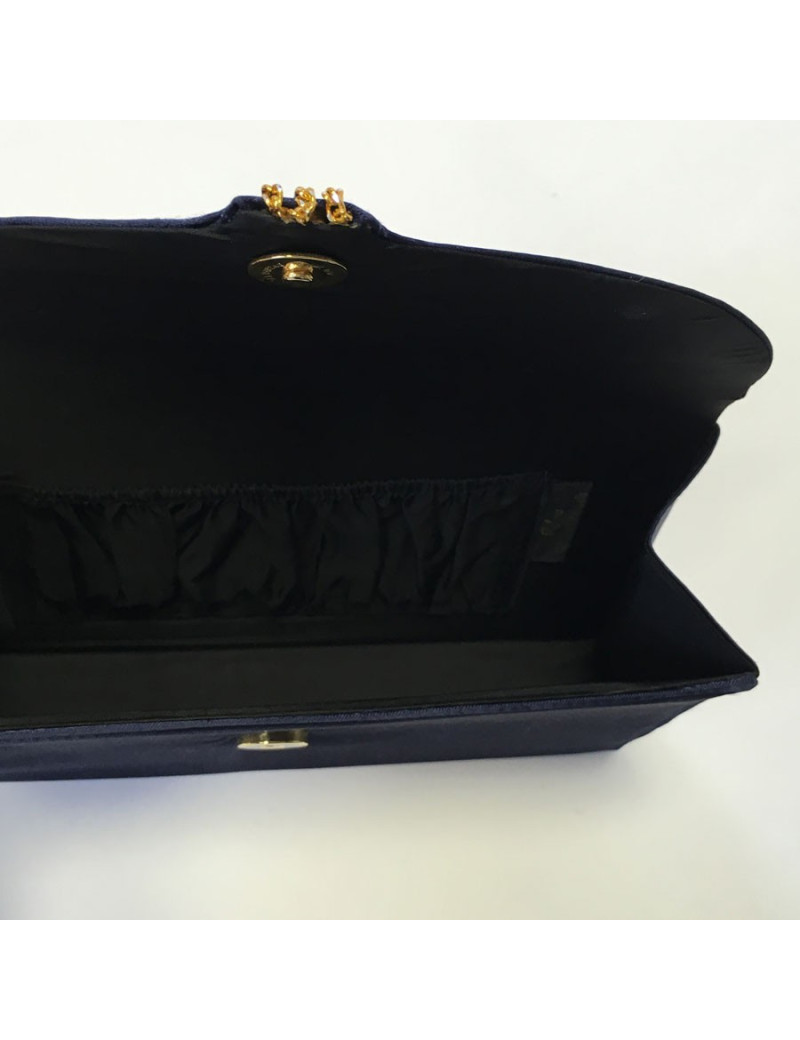 Cover of the evening VAN CLEEF & ARPELS blue satin