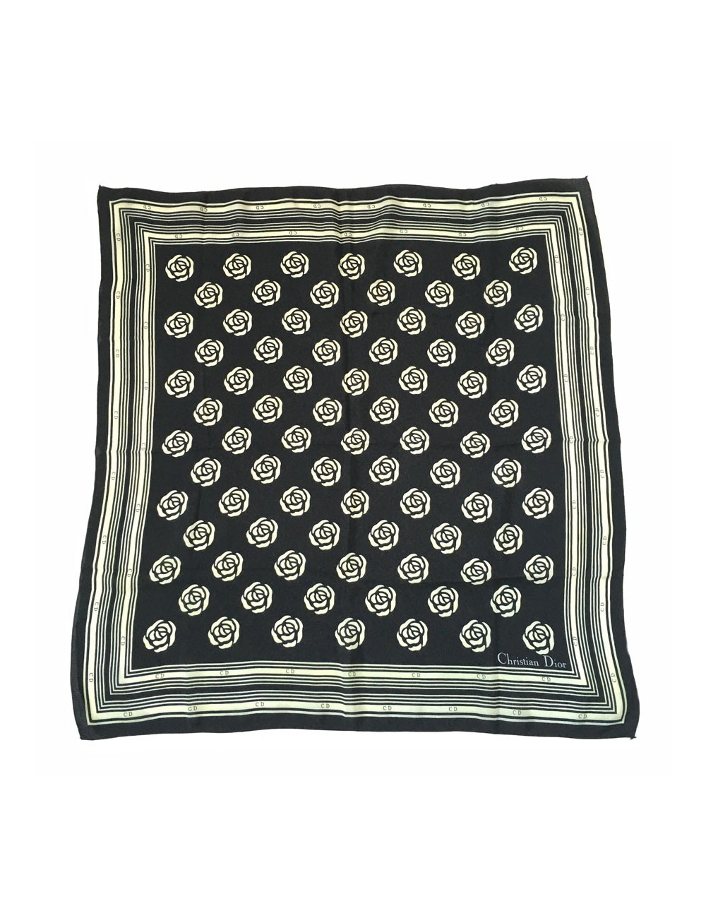 Carré "CD" CHRISTIAN DIOR