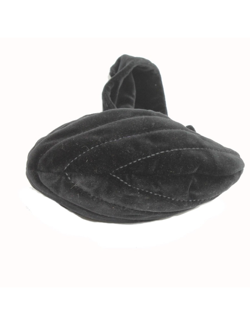 Clutch CHANEL in black velvet