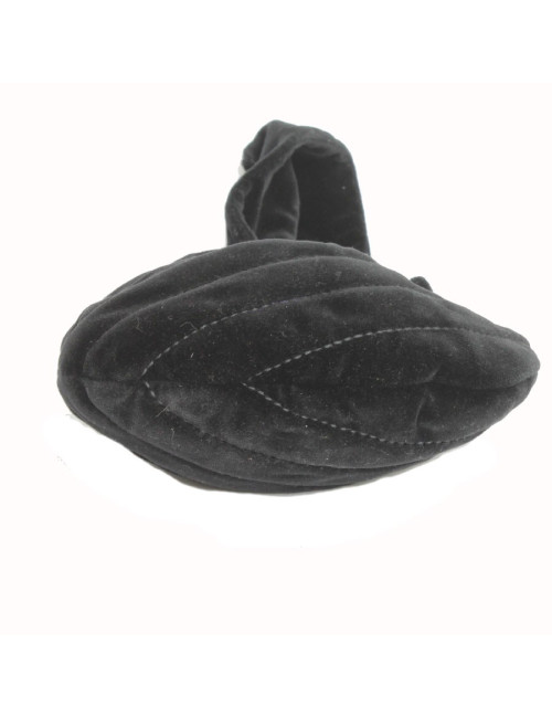 Clutch CHANEL in black velvet