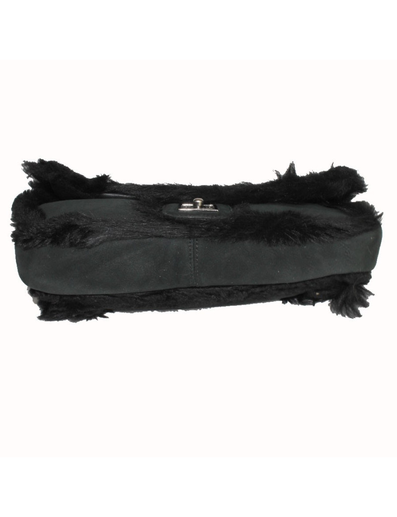 Skin returned black CHANEL bag