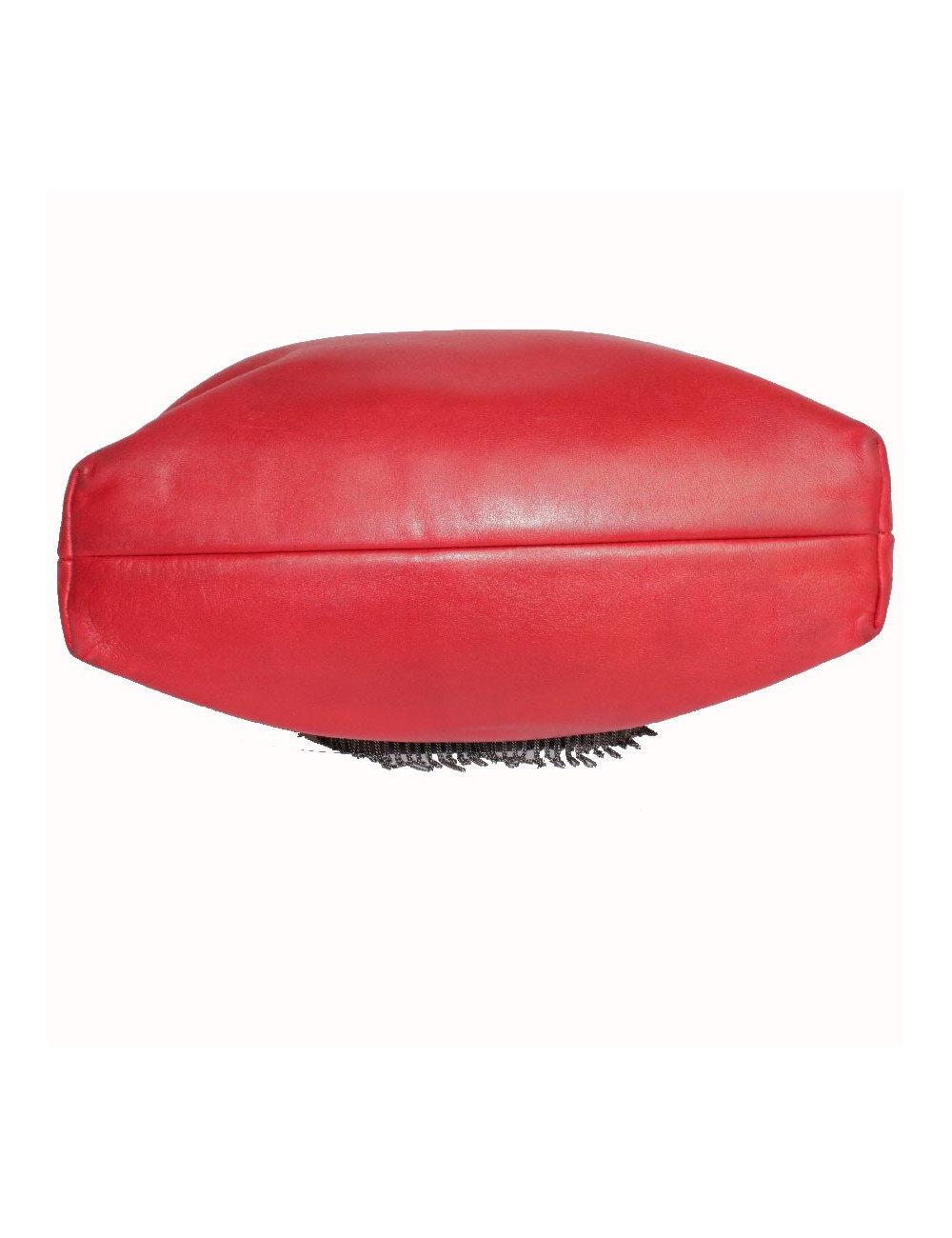 Sac Cabas CHANEL cuir d'agneau rouge  vermillon