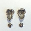 HERMES nails in Sterling Silver earrings
