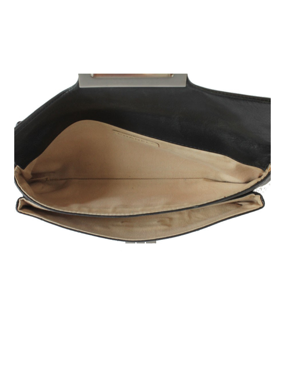 Sac CHANEL cuir d'agneau noir