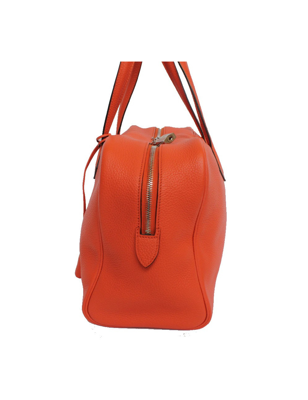 Orange fire HERMES Victoria bag