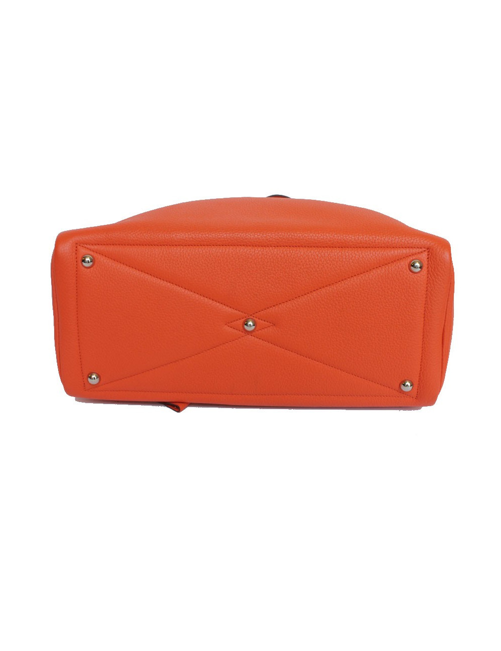 Orange fire HERMES Victoria bag