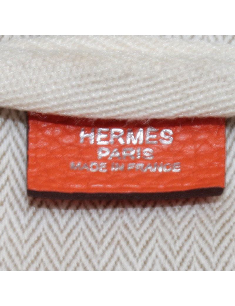 Orange fire HERMES Victoria bag