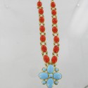 Marguerite of Valois necklace multicolor glass