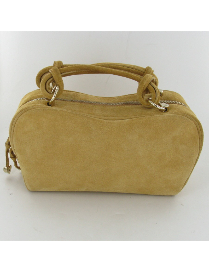 Sac en daim beige ESCADA