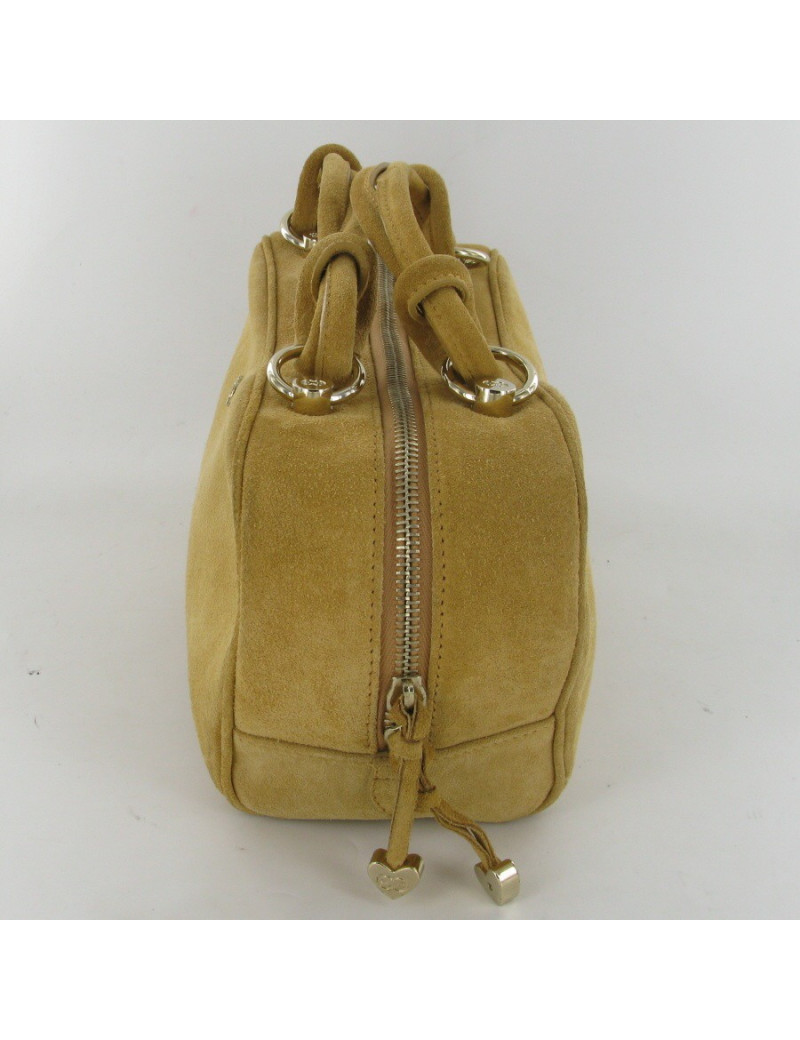 Sac en daim beige ESCADA