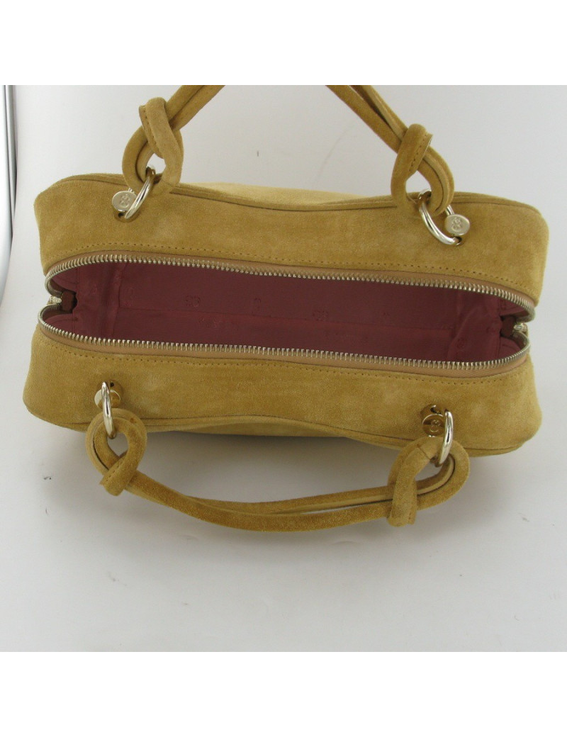 Sac en daim beige ESCADA