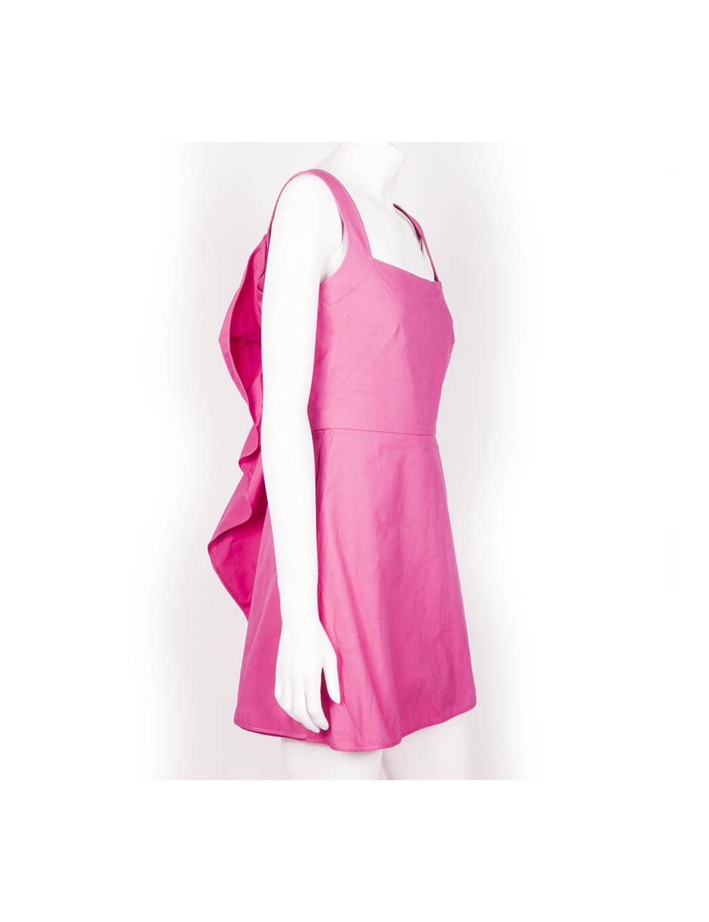 Dress VALENTINO cotton fushia