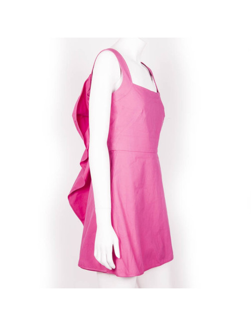 Dress VALENTINO cotton fushia