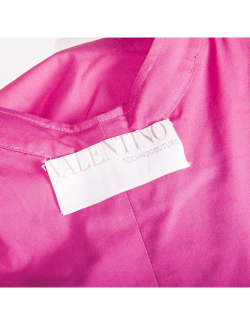 Dress VALENTINO cotton fushia