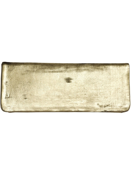 Pochette CHRISTIAN LACROIX cuir et soie doré