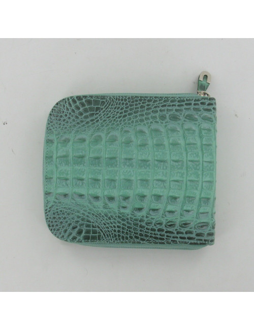 Pochette cuir façon croco EMANUEL UNGARO