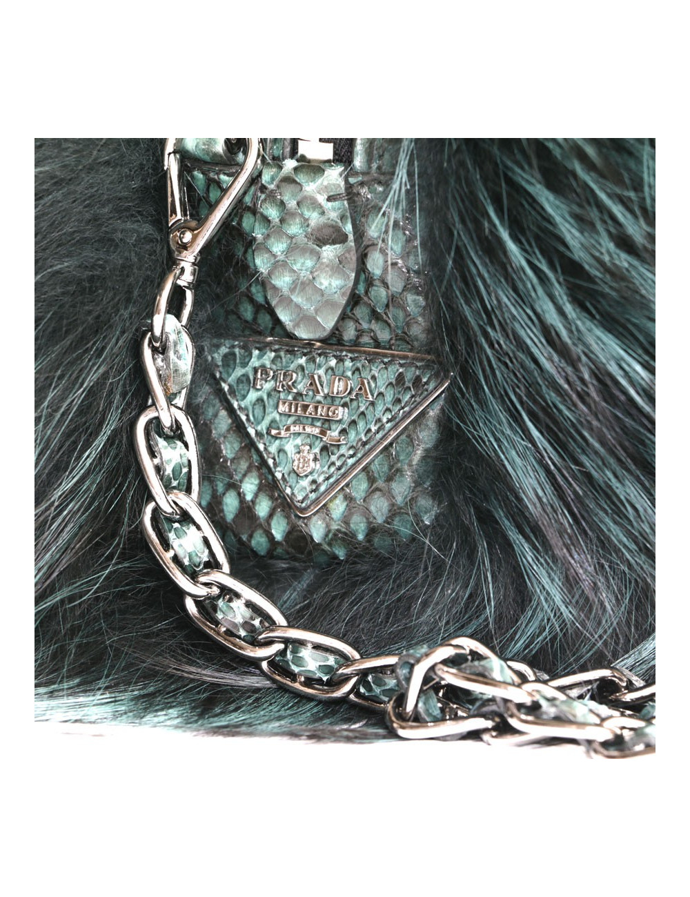 Sac PRADA en renard et lézard 