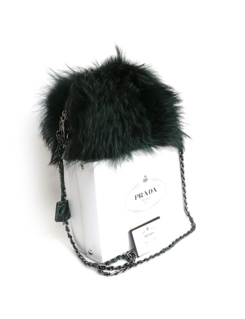 Sac PRADA en renard et lézard 