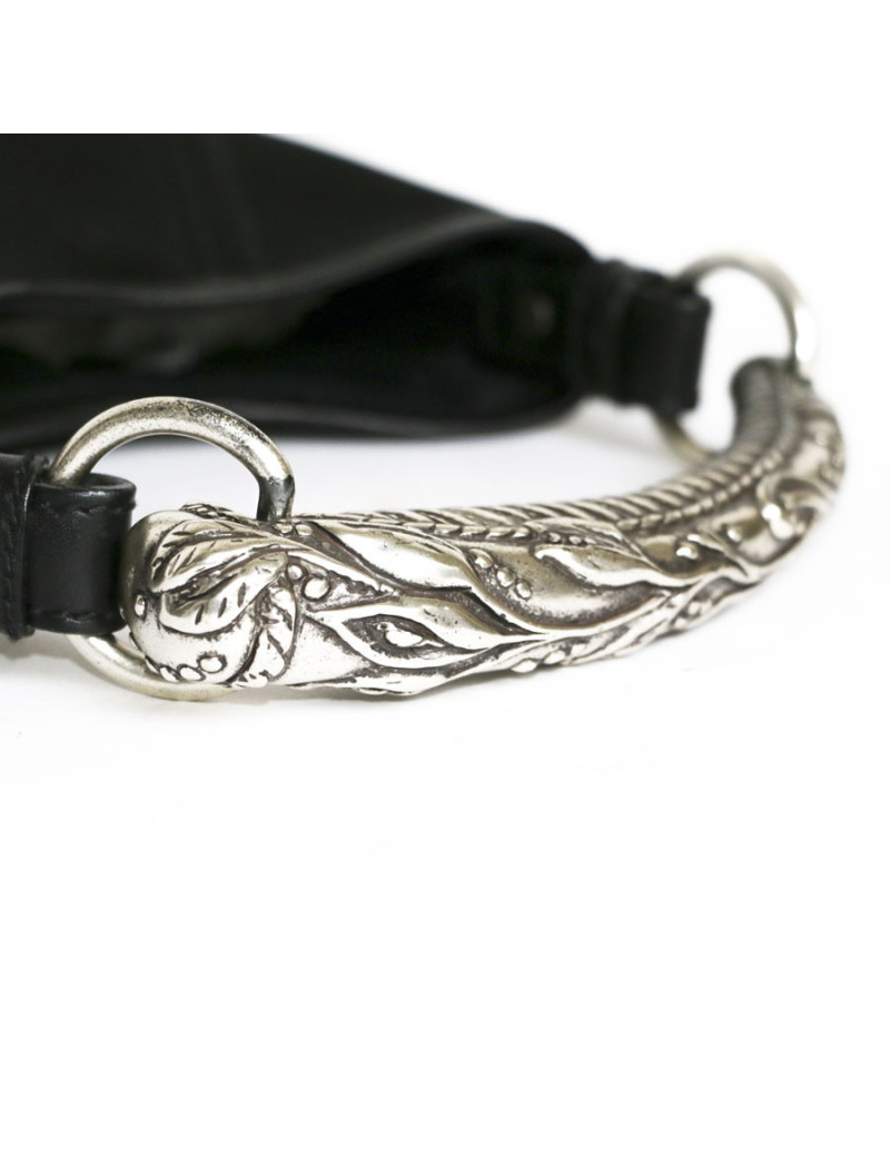 Mini sac YVES SAINT LAURENT "Mombassa" en soie