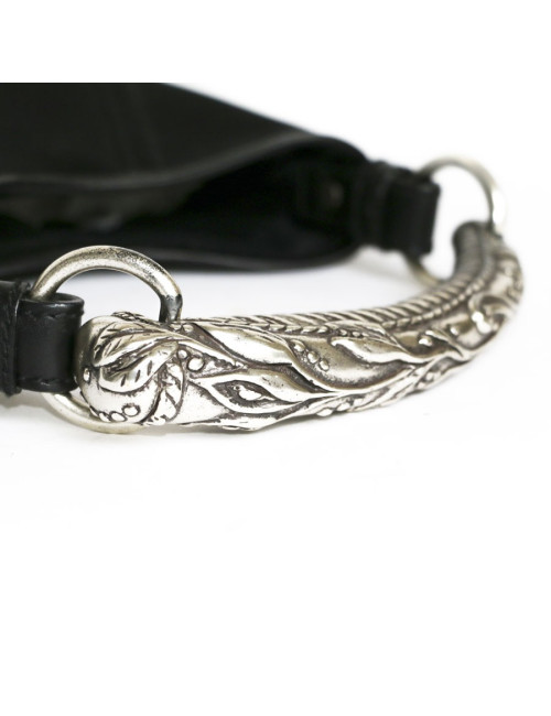 Mini sac YVES SAINT LAURENT "Mombassa" en soie