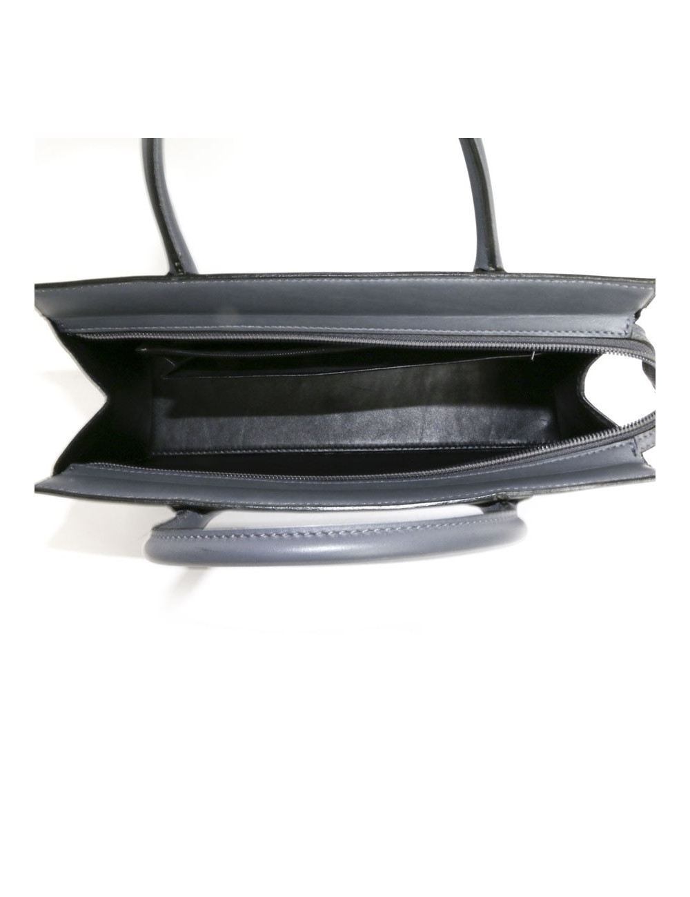 ALAIA smooth leather bag grey elephant