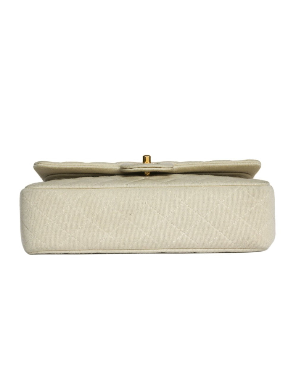 Sac Timeless CHANEL en jersey écru