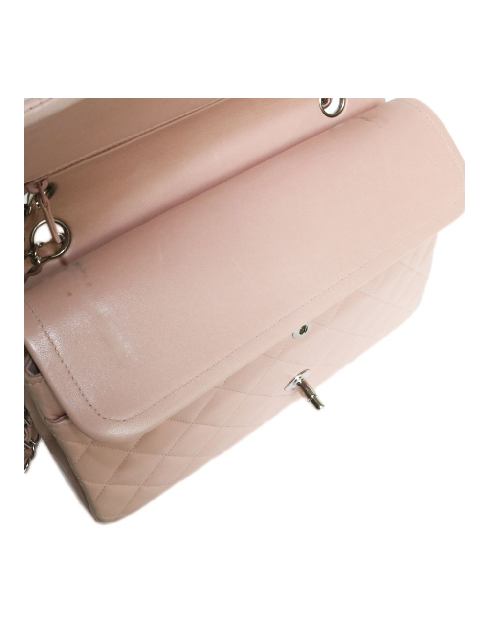 Bag CHANEL Timeless smooth lambskin pink